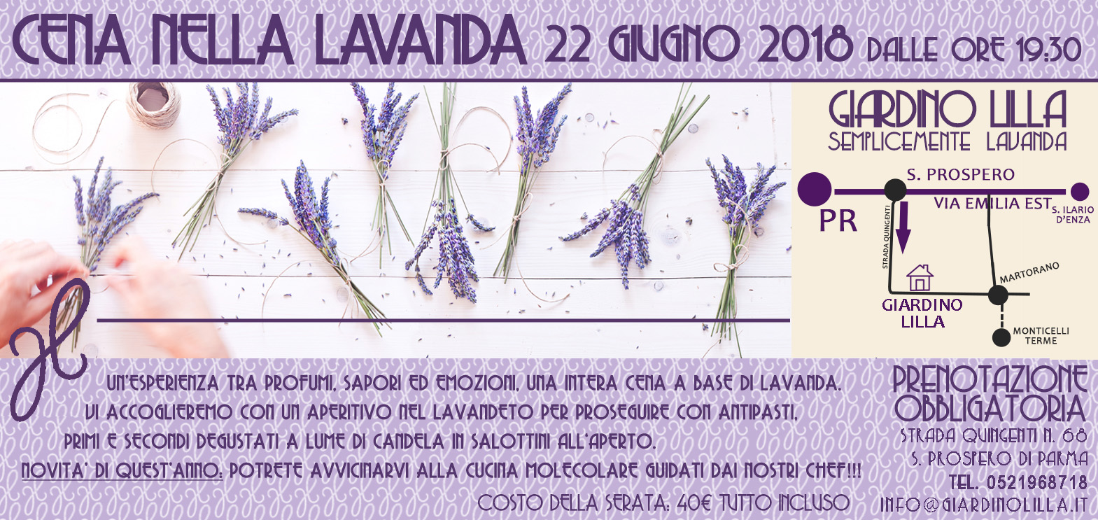 cena della lavanda